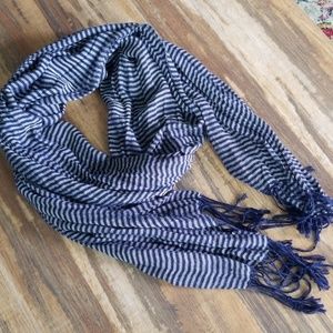 Nautical Striped Wrap Scarf